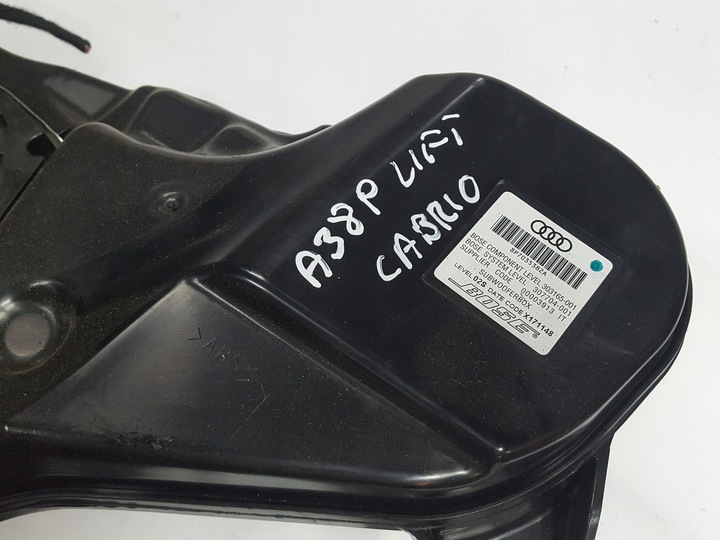 фото №5, Audi a3 8p 8p7 рестайлінг 08-12r cabrio динаміки bose підсилювач 8p7035223h