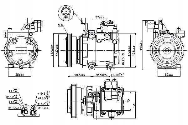 фото №2, Компресор кондиціонера nissens 977012f500 977012d7