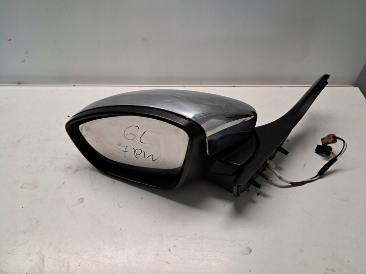 фото №1, Peugeot 208 2008 левая зеркало 7 pin повреждённые