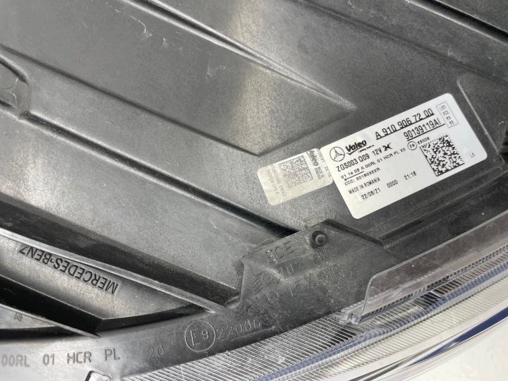 фото №10, Фара передня mercedes sprinter w910 907 910 повний led права європа