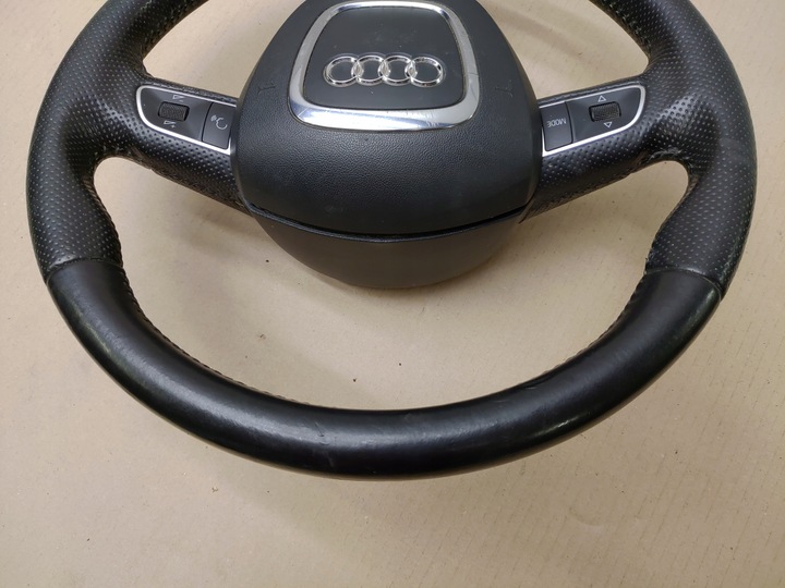фото №7, Руль + подушка безопасности мультифункция кожа s-line audi a3 8p рестайлинг годы 08-12