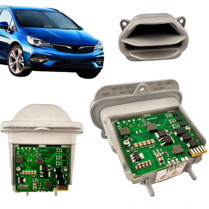 фото №1, Модуль led jeż світла денних drl поворотник opel astra k 7960511099