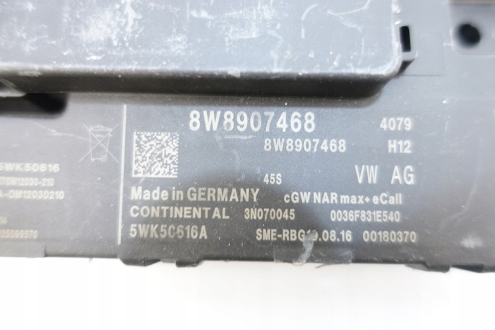фото №11, Vw audi skoda seat блок керування  модуль diagnostyczny gateway 8w8907468