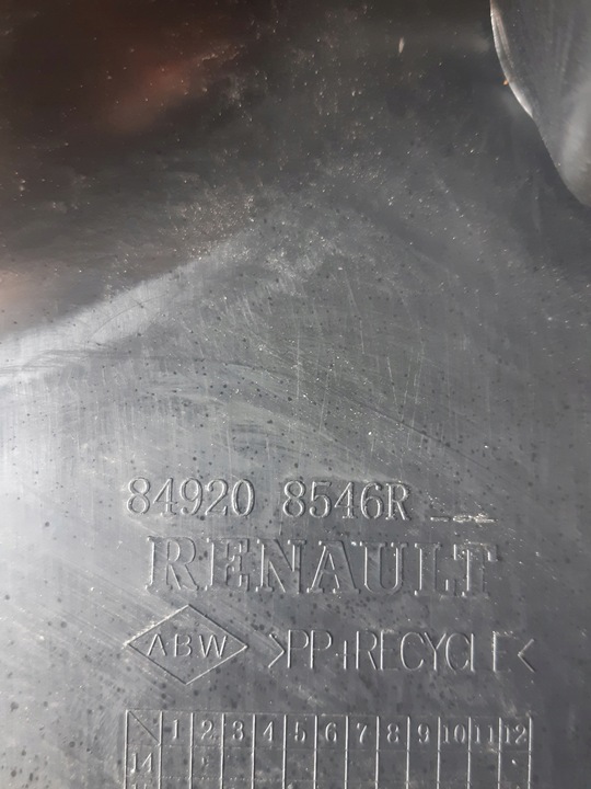 фото №4, Захист ременя заднього 849208546r renault clio iv hb