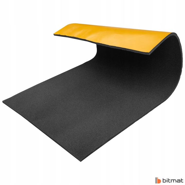 фото №11, Піна шумопоглинаюча memory з ефектом пам'яті 10mm samoprzylepna губка сірий