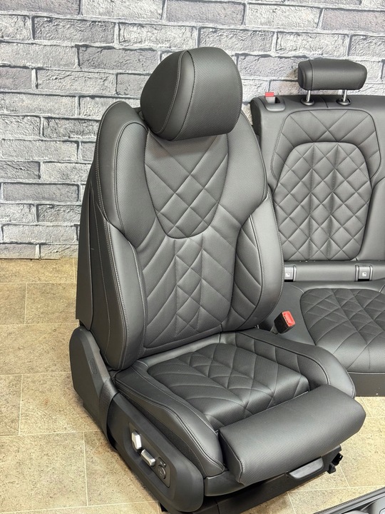 фото №11, Bmw x5 g05 салон сиденья диван обшивки м-пакет кожа з підігрівом schwarz