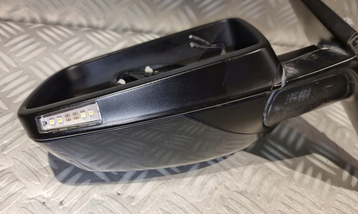 фото №10, Bmw 5 e60 e61 lci рестайлінг дзеркало сірий ліві 3 контакти освітлення led eur 09r