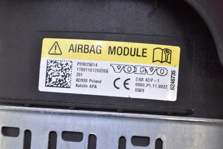 фото №11, Подушка подушка безопасности водителя p39825814 volvo xc90 2 ii 14-20