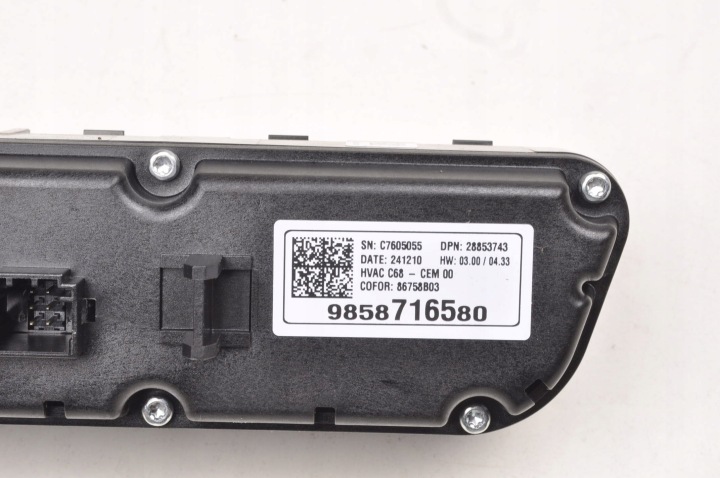 фото №6, Opel mokka b ii панель переключатель кондиционера 2025r 9858716580