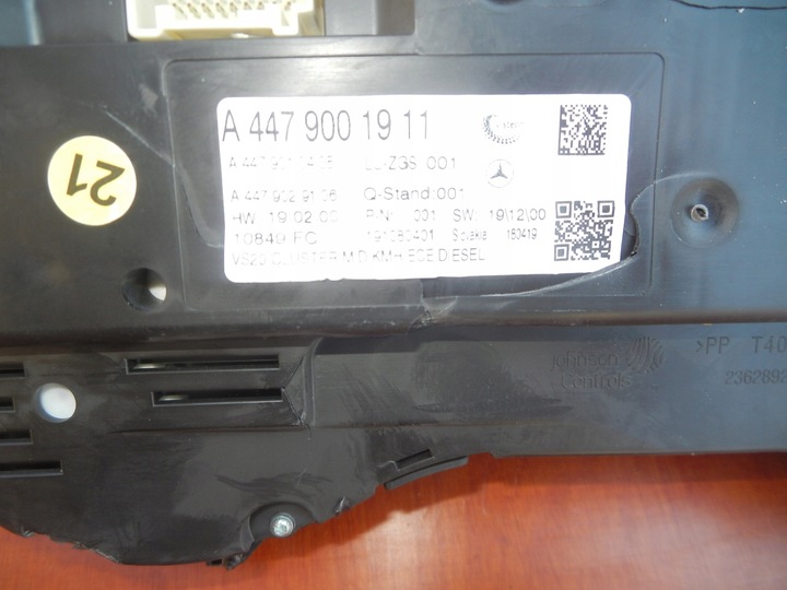 фото №8, Компьютер спидометр замок зажигания vito 447 1.6dci