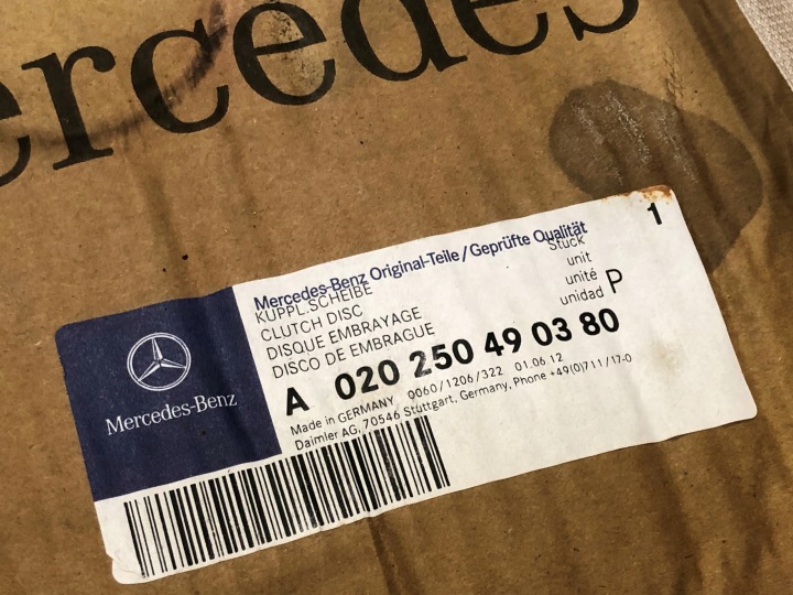 фото №6, Mercedes-benz oem номер a 020 250 49 03 диск сцепления (ведомый диск, фрикционный)