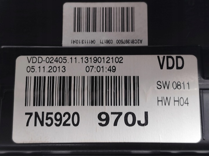 фото №7, Seat alhambra спідометр  / спідометр 2.0 tdi дизель 103kw 140 hp 2014