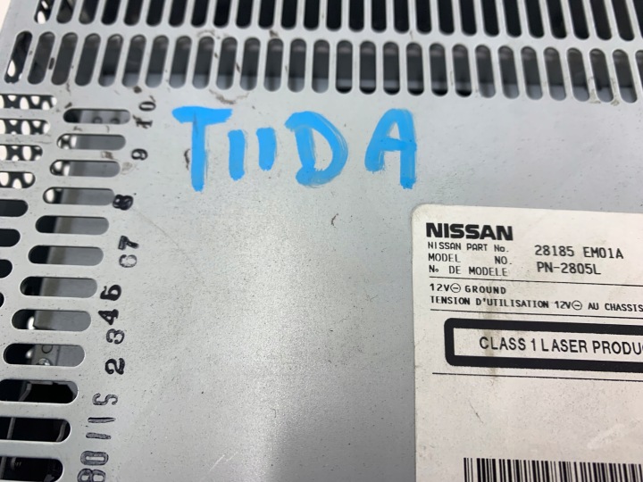 фото №9, Nissan tiida магнитола автомагнитола (радио, проигрыватель) cd блютуз 28185em01a