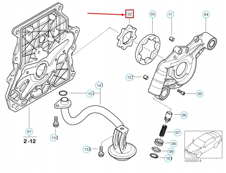 фото №8, Mini cooper r50 внутренняя рейка насоса масла 11411487212оригинальная