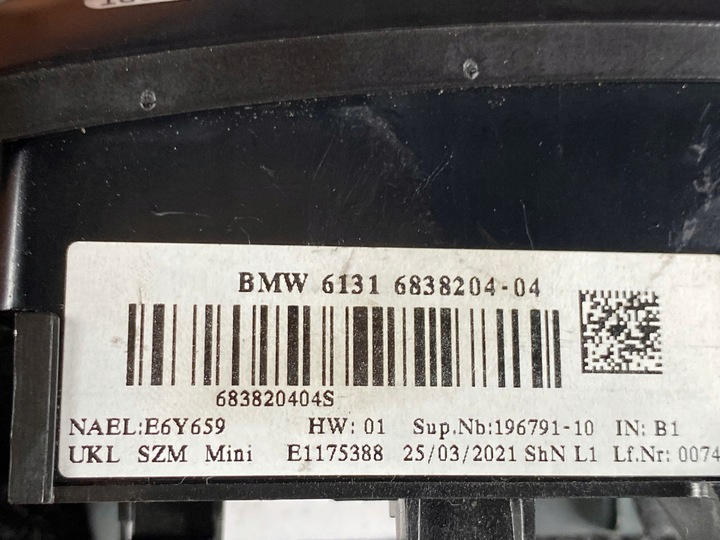 фото №3, Mini cooper f55 f56 панель старт сплав 6838204