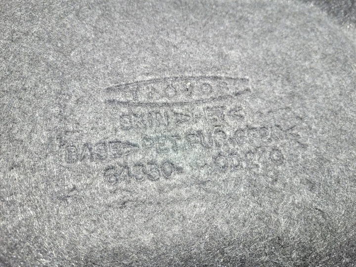 фото №8, Toyota yaris iii 3 11- рестайлинг 14- 11-17 полка задняя багажника зад 64330-0d240