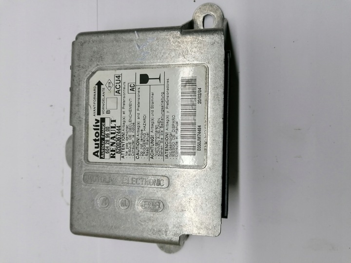фото №1, Модуль датчик подушка безпеки renault оригінальний номер 8200367444