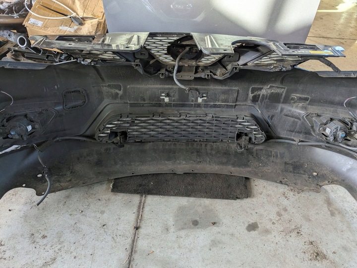 фото №13, Nissan x-trail t32 2014-2017 бампер перед переднє комплектний raq камера