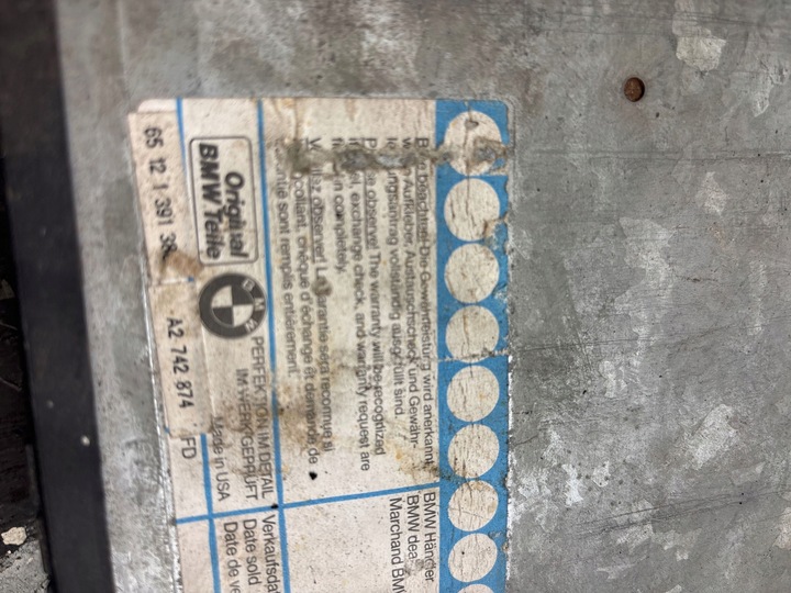 фото №7, Bmw 5 e34 1990 панель / радиопроигрыватель cd/dvd/gps