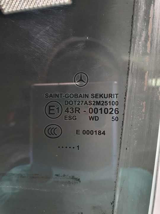фото №2, Стекло дверь левый зад задняя mercedes cls w218