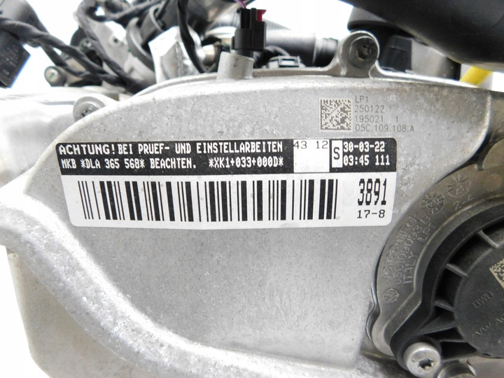 фото №8, Двигатель комплектный - vw taigo karoq ateca t-roc scala q2 1.0 tsi для dlaa