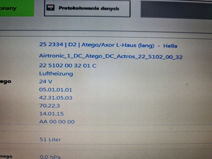 фото №10, Вебасто mercedes atego axor a0058308661 suche airtronic d2 24v 2023r