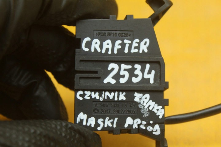 фото №10, Контактор датчик замка капота vw crafter 9065401325
