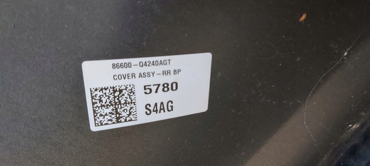 фото №13, Kia niro e-niro 86611-q4000 бампер зад задний pdc