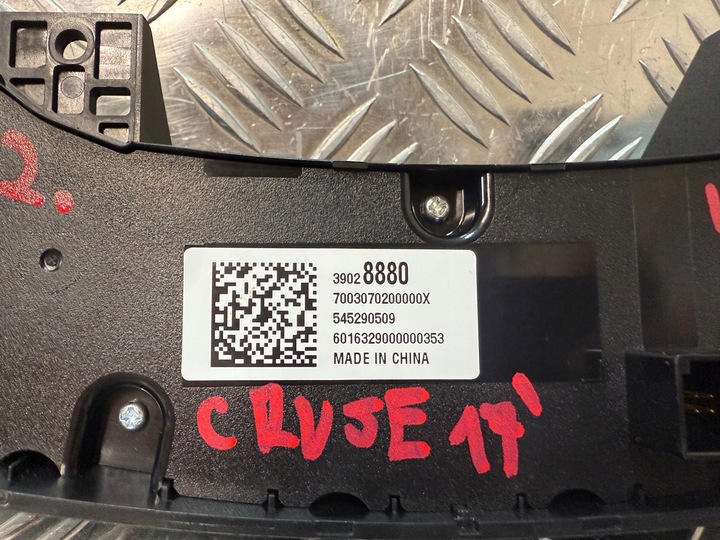 фото №10, Chevrolet cruze ii 16- usa панель керування кондиціонера повітропровід 39028880