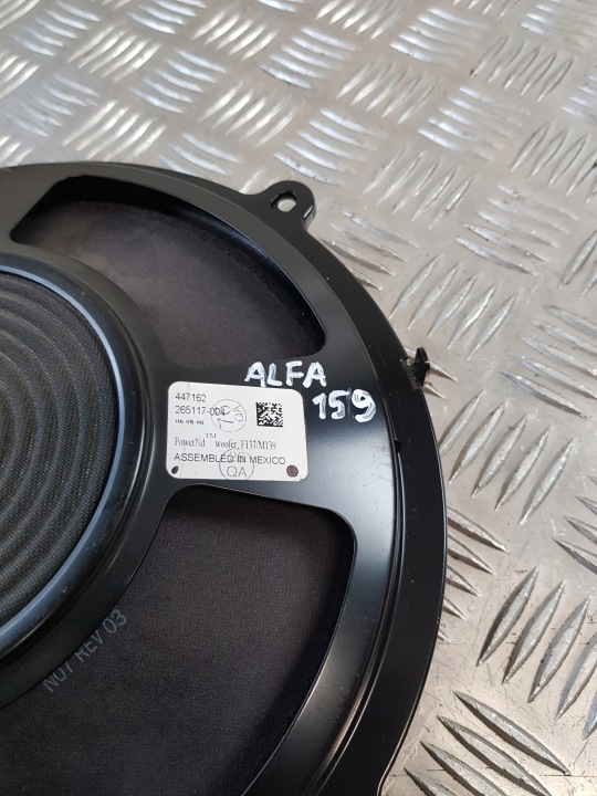 фото №11, Динамик сабвуфер bose 265117-004 alfa romeo 159 sedan