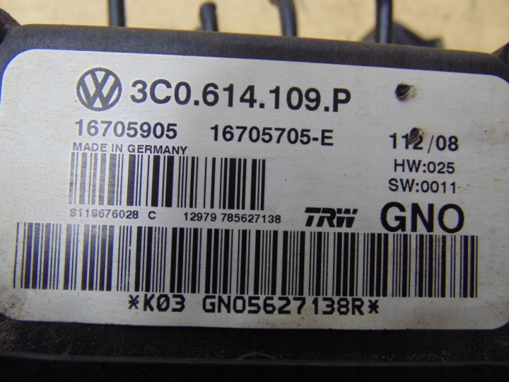 фото №12, Блок керування abs vw passat cc 2.0 tdi 3c0614109p