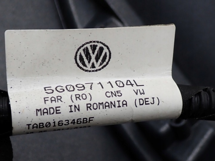 фото №14, Задний бампер комплектный оригинал pdc vw golf 7 vii htb код: la7w 15r