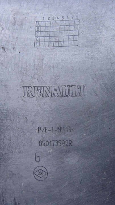 фото №11, Renault captur задний бампер tegne 13-17
