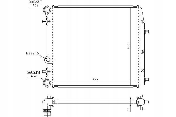 фото №16, Радіаторів води nissens 652691