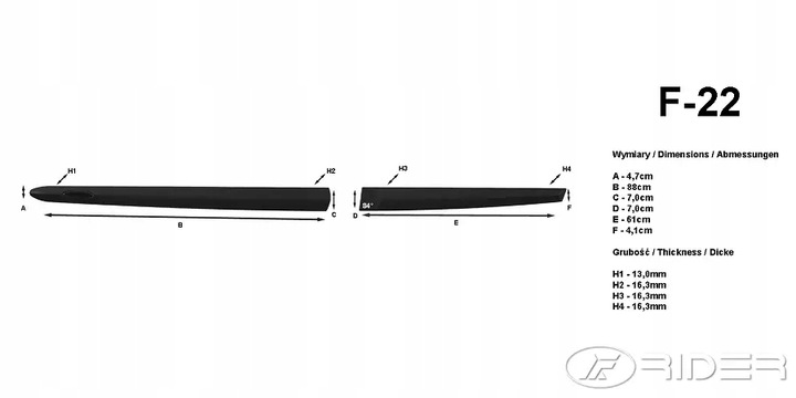 фото №11, Mazda 3 2013-18 sedan планки бічні