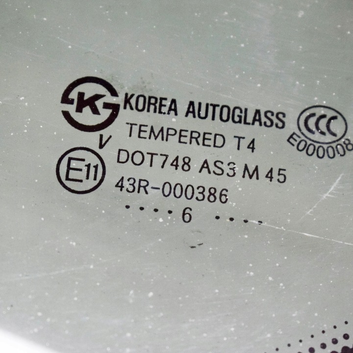 фото №6, Kia carnival 2006 ліва сторона скло кузовна задня