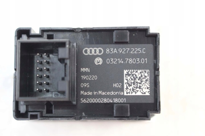 фото №9, Audi q3 rsq3 кнопка тормоза epb 83a927225c 83a 927 225 c кнопки autoh