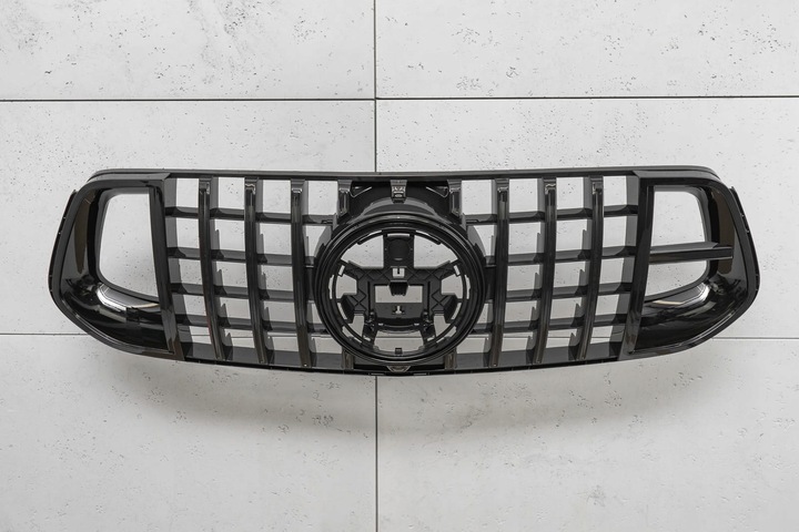 фото №8, Mercedes gle w167 2019+ решётка радиатора panamericana gt brabus стиль чёрный з камера