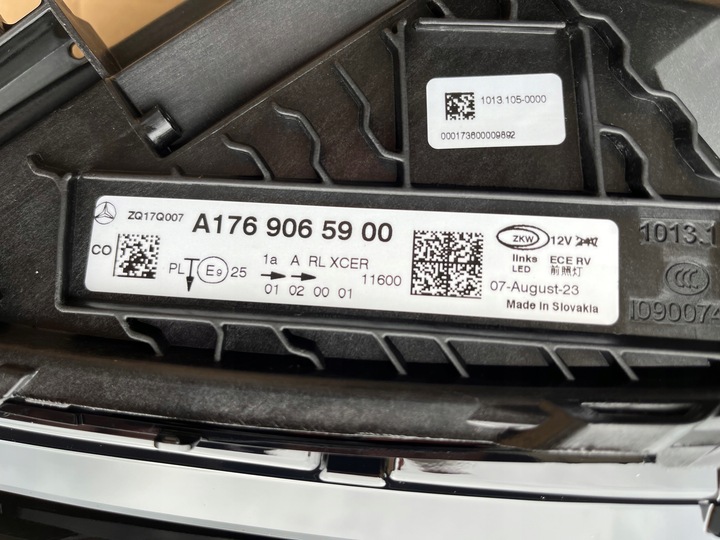 фото №12, Лампа лампы перед mercedes a класс a-klasa a176 w176 полный led рестайлинг комплектный