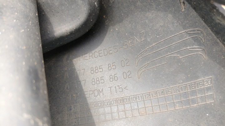 фото №8, Спойлер бампера зад mercedes a клас w177 1778858502