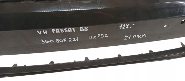 фото №8, 3g0807221 vw passat b8 2015- бампер передний перед 4xpdc