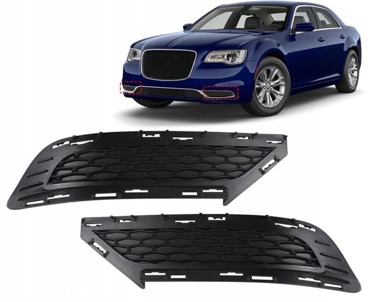 фото №1, Заглушки противотуманные фары chrysler 300c 300s 15-22