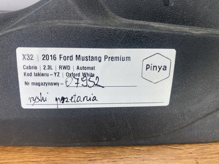 фото №9, Корпус защита панель регулировка сиденья ford mustang vi 2015+ usa