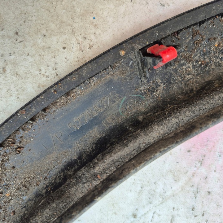 фото №8, Mitsubishi asx i 1 рестайлінг 12-22 планка na крило права зад задня 5228a326