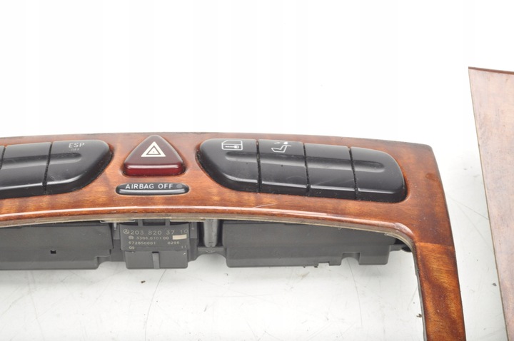 фото №8, Mercedes c w203 декори планки панель кондиціонера