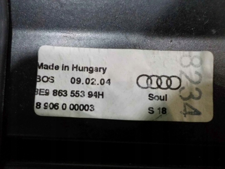 фото №11, Audi a4 b6 04r універсал ролета багажника 8e986355394h