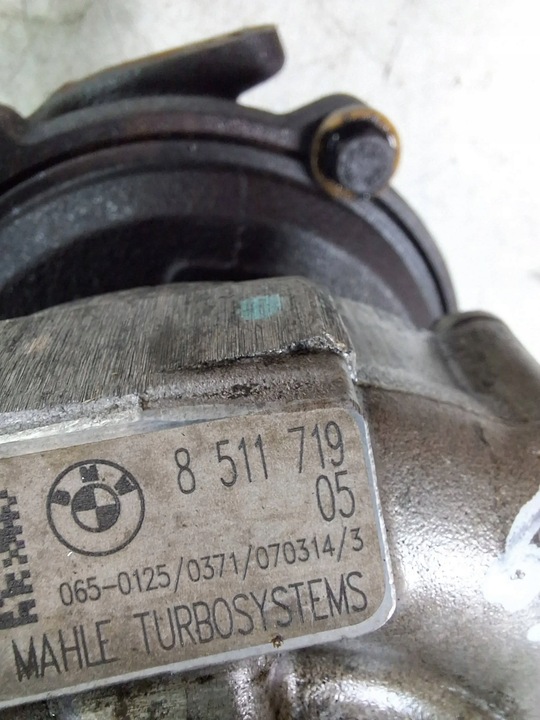 фото №5, Turbo турбонагнетатель турбина 8511719 mini cooper r55 r56 1.5 d