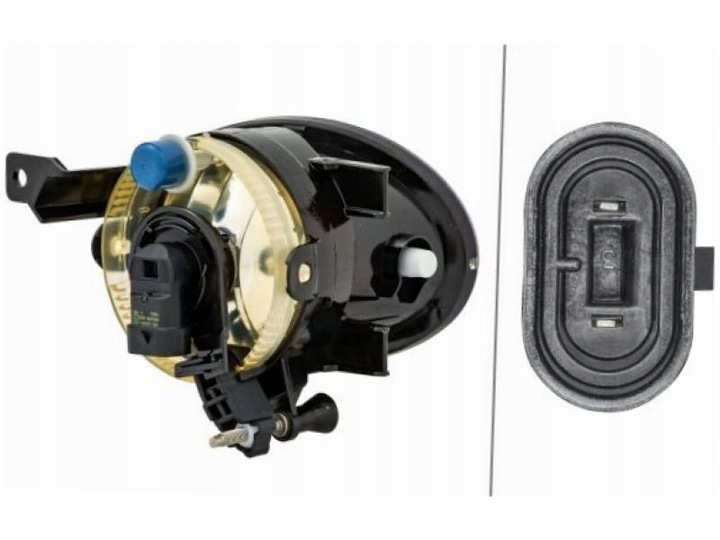 фото №2, Галоген противотуманный левый vw touareg 10-14