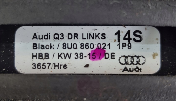 фото №10, Audi q3 рейлинги крышные чёрные 8u0860022 8u0860021