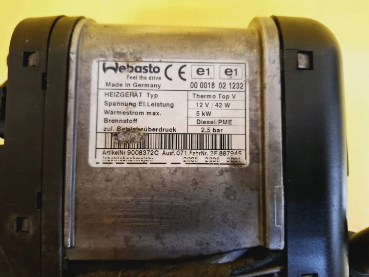 фото №9, Отопление стояночный вебасто 1k0815065r 9008372c vw touran i nr7